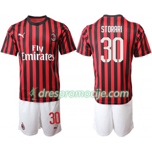 AC Milan Dres STORARI 30 Dječji Domaći 2019/20 Kratkih Rukava AC Milan Dres STORARI 30 Dječji Domaći 2019/20 Kratkih Rukava
